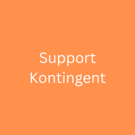 Dienstleistung-Kontingent Support