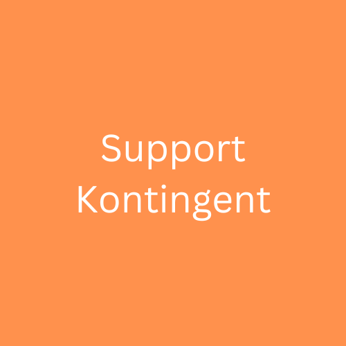 Dienstleistung-Kontingent Support
